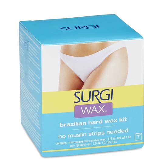 Surgi Wax Brazilian Waxing Kit For Private Parts Ounce Boxes Pack Of