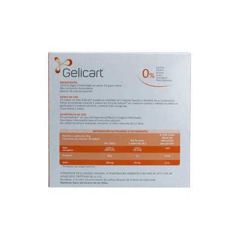 gelicart polvo p susp  sobres
