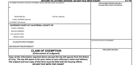 Claim Of Exemption Form Fill Out Printable Pdf Forms Online