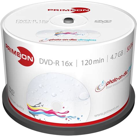 Primeon Dvd R Gb Min X Cakebox Disc Disc