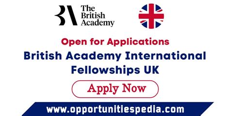 British Academy International Fellowships In The Uk