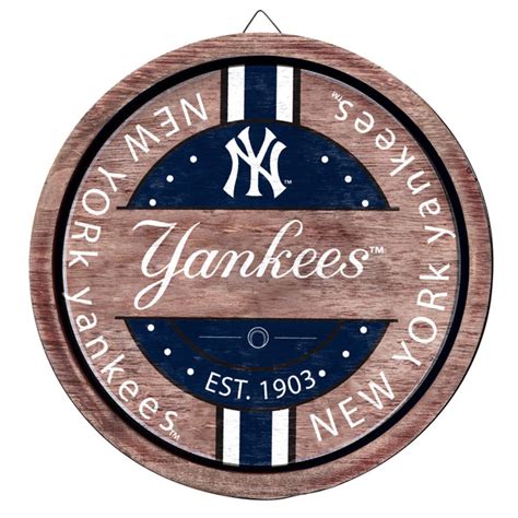 york yankees wooden barrel sign fan treasures
