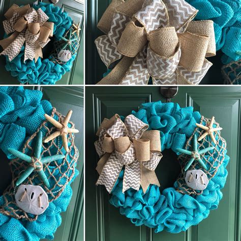 Beach Themed Wreath T Wreath Summer Wreath Diy Beach Themed Wreaths