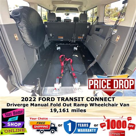 For Sale Used Ford Transit Connect Xl Driverge Manual Fold Out