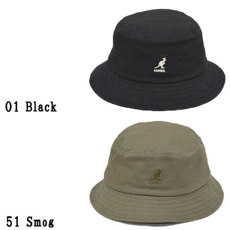 Kangol Washed Bucket Hat Logo Cap