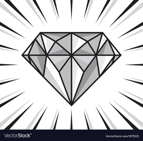 Diamant Royalty Free Vector Image Vectorstock