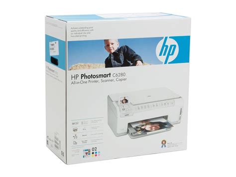 Hp Photosmart C6280 Cc988a Ethernet Rj 45 Usb Thermal Inkjet Mfc All In One Color Printer