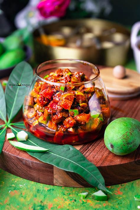 Instant Mango Pickle Binjals Veg Kitchen