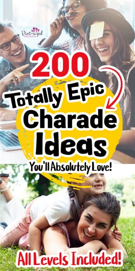 230 Charades Game Ideas for Everyone That are Crazy-Fun! · Pint-sized ...