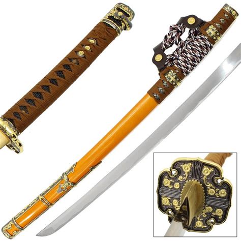 Japanese Tachi Ceremonial Katana Hardened Samurai Sword Func