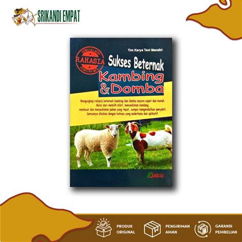 Jual Rahasia Sukses Beternak Kambing Dan Domba Buku Panduan Beternak