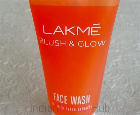 Lakme Blush And Glow Peach Face Wash Review And Buy Online