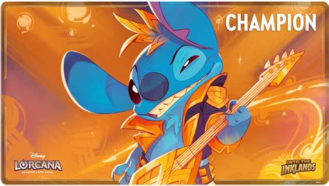 Disney Lorcana Stitch Rock Star Playmat Champion Ravensburger