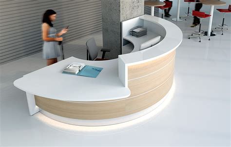 Vale Half Circle Reception Desks