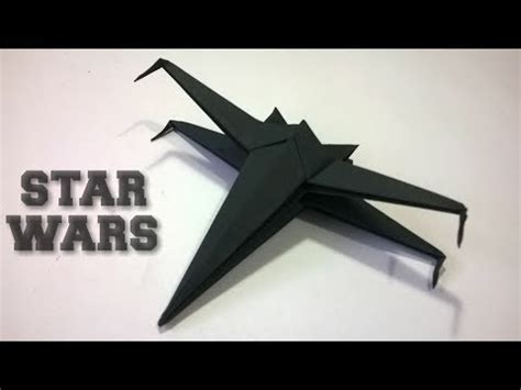 Origami Nave Espacial De Star Wars Papiroflexia Y Origami El Arte