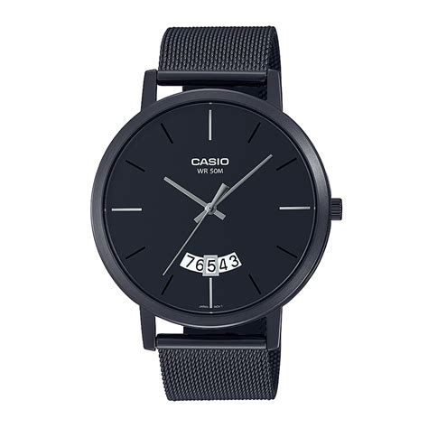 Reloj CASIO MTP B100MB 1E Acero Hombre Negro Btime