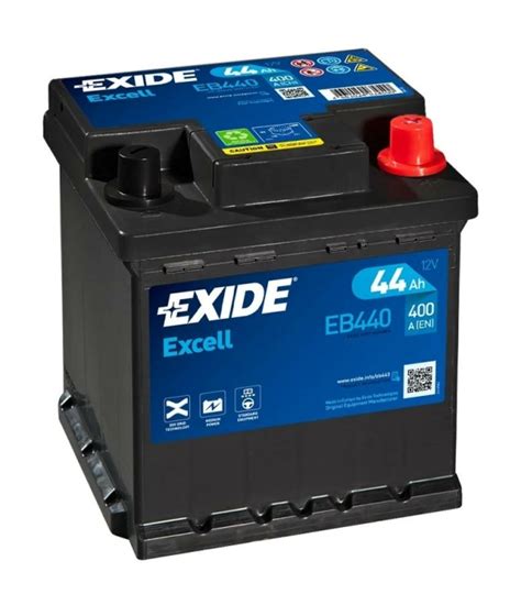 Автомобильный аккумулятор Exide Excell EB440 Купить в Москве