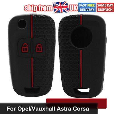 For Vauxhall Corsa D E Astra J Cascada Key Case Fob Silicone Remote