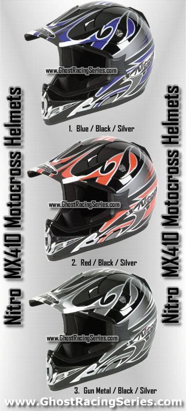 Nitro Racing Helmets By Ghost Racing Series - Minimoto Shop, UK