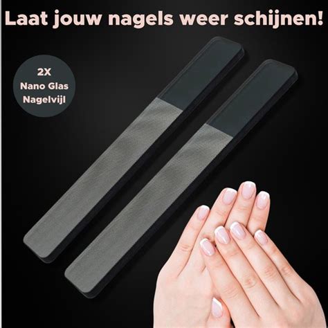 Enjoy Living Stuks Professionele Nano Glazen Nagelvijl