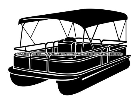 Pontoon Boat 5 Svg Pontoon Boat Svg Pontoon Boat Clipart Etsy