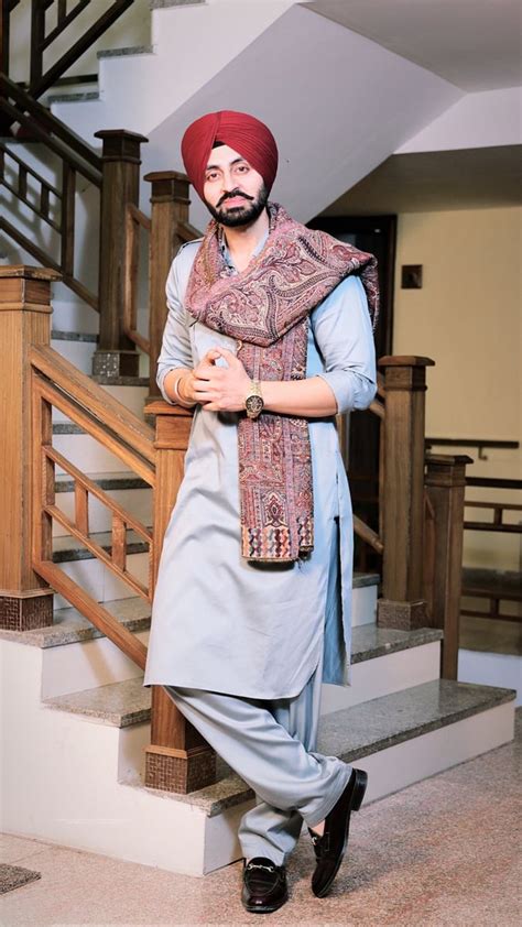 Pathani Kurta Pajama With Shawl Sikh Wedding