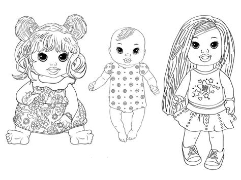 Desenhos De Boneca Baby Alive Para Colorir E Imprimir Colorironline