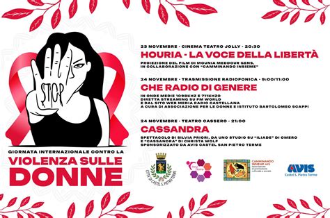 Giornata Contro La Violenza Sulle Donne Le Iniziative A Castel San