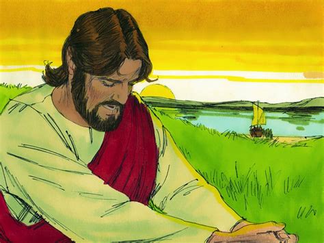 jesus walks  water matthew