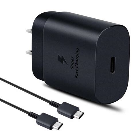 Original Samsung 25w Super Fast Charger And Cable For Galaxy Note 20