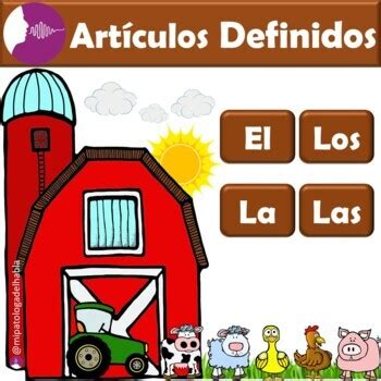 Artículos Definidos El La Los Las Definite Articles Spanish Boom Cards