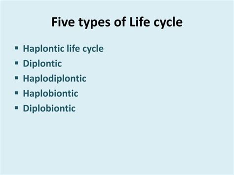 Life Cycle Of Algae PPT