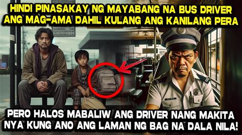 Hindi Pinasakay Ng Mayabang Na Bus Driver Ang Mag Ama Dahil Wala Silang