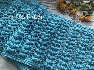 Ravelry Lacy Clusters Scarf Pattern By Olga Poltava