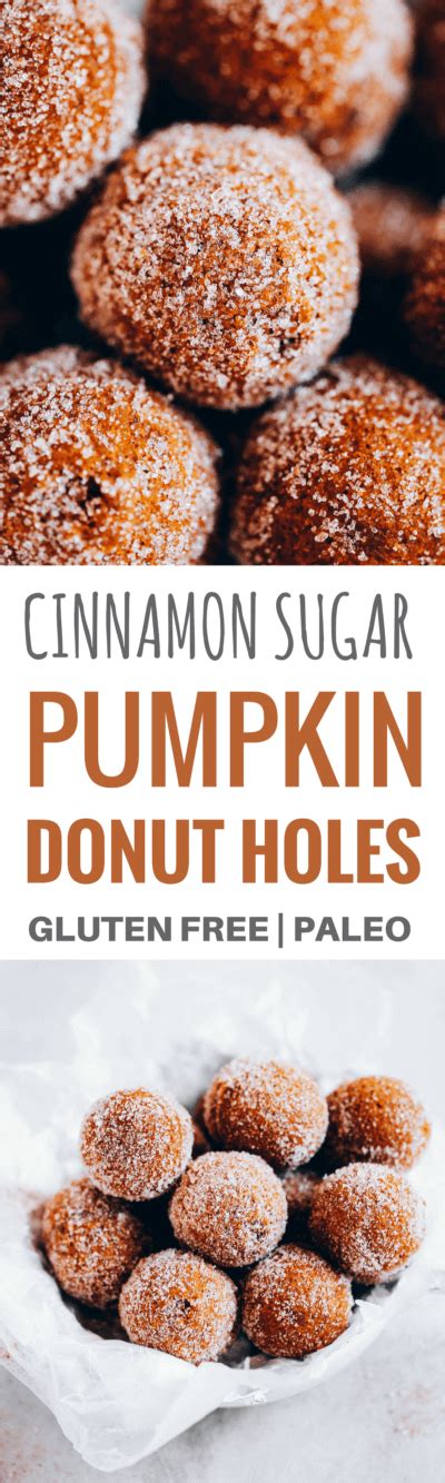 Gluten Free Paleo Pumpkin Donut Holes Paleo Gluten Free