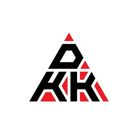 Dkk Triangle Letter Logo Design With Triangle Shape Dkk Triangle Logo Design Monogram Dkk