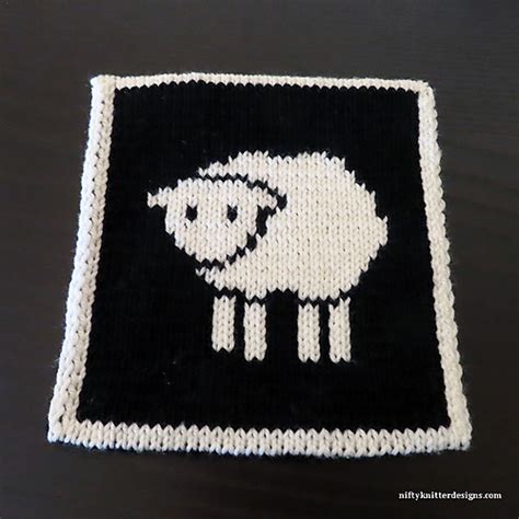 Ravelry Counting Sheep Potholder Pattern By Lisa Hannan Fox