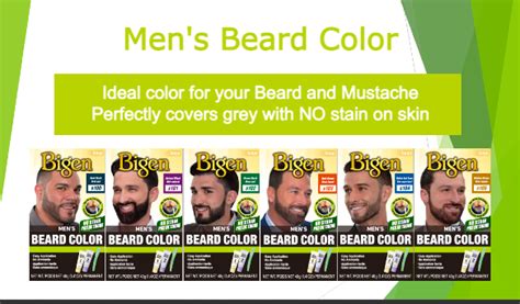 bigen.ca: Men's Beard Color