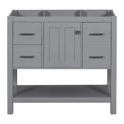 JimsMaison 36 In W X 18 In D X 33 In H Bath Vanity Cabinet Without