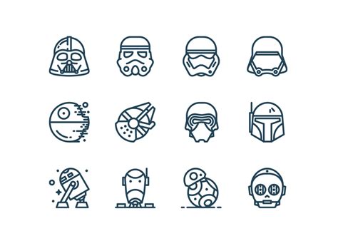 60 Free Outline Icon Sets Perfect For Contemporary Designs Icons