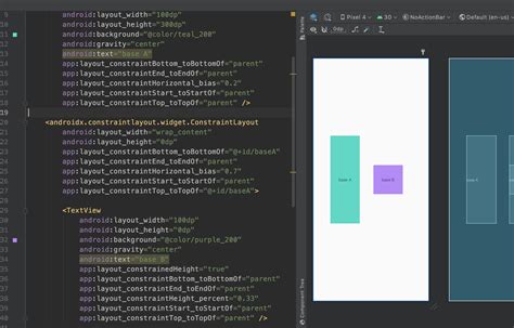 android - How to set View height/width according to another View's ...