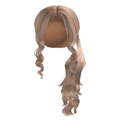 Curly Side Ponytail In Blonde S Code Price RblxTrade