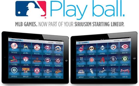 Sirius Xm Adds Major League Baseball To Internet Radio Line Up Siriusbuzz