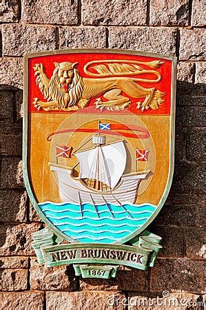 New Brunswick Coat Of Arms Stock Image - Image: 23334191