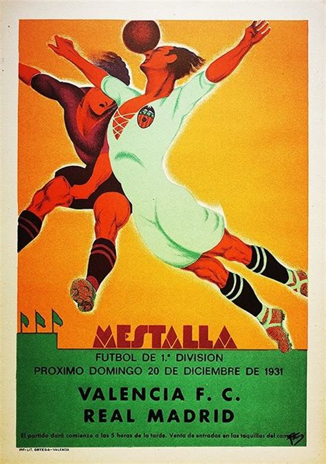 Valencia vs Real Madrid - Spanish Football League - 1931 - - Catawiki