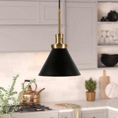 Willa Arlo Interiors Port Morris 1 Light Single Cone Pendant