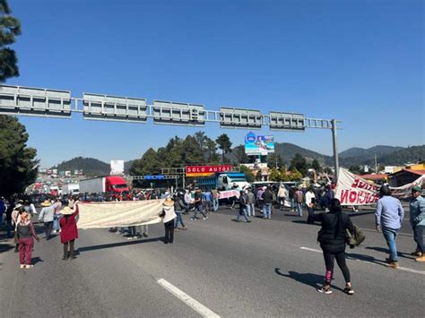 Comuneros de Ocoyoacac bloquean autopista México Toluca Columna Digital