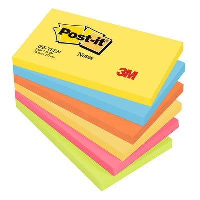 Haftnotizen Post it Notes 655TFEN bei PLATE Büromaterial