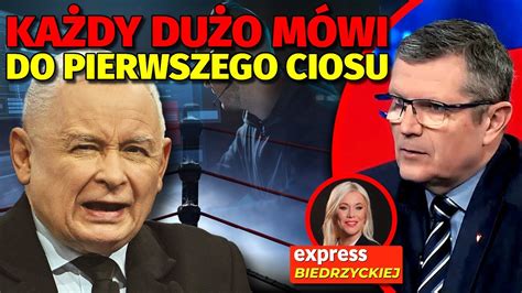 Do Pierwszego Ciosu Bosacki Szykuje Si Na Przes Uchanie Kaczy Skiego