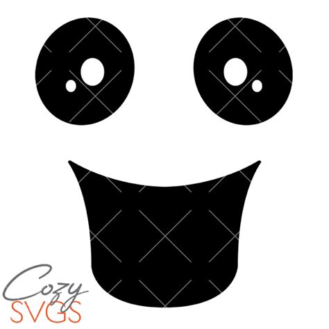 Ghost Face Svg Cute Ghost Face Svg Svg File Halloween Svg Digital